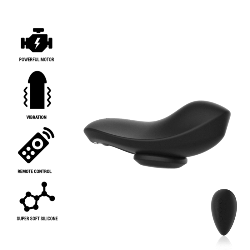 Black&Silver™ Silicone Panty – Stimulation Discrète, Plaisir Intense