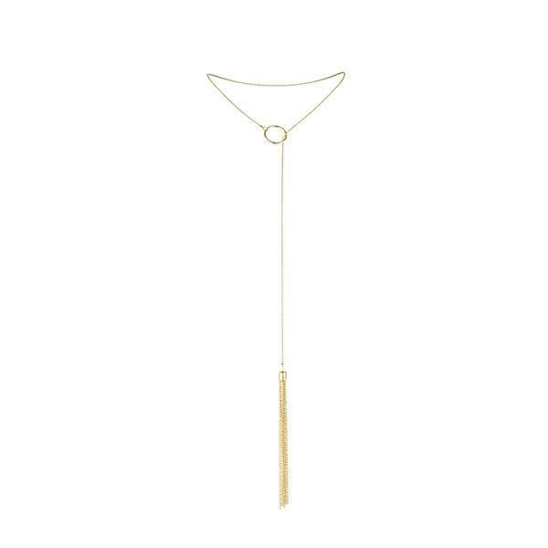 Collier à franges dorées