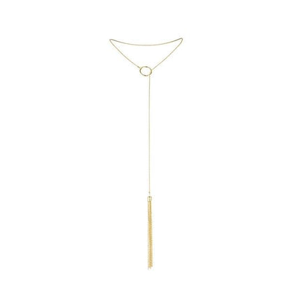 Collier à franges dorées